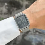 ساعة كاسيو MTP-M306M-8AVDF الرجالية بالميناء الرمادي وسوار شبكي | Casio MTP-M306M-8AVDF Gray Dial Stainless Steel Mesh Band Watch