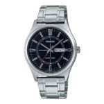 ساعة كاسيو MTP-V006D-1CUDF الرجالية الكلاسيكية بعرض اليوم والتاريخ – Casio MTP-V006D-1CUDF Men Day-Date Stainless Steel Watch