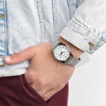 ساعة كاسيو MTP-V006D-7BUDF الرجالية الكلاسيكية بعرض اليوم والتاريخ – Casio MTP-V006D-7BUDF Men Day-Date Stainless Steel Watch