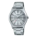 ساعة كاسيو MTP-V006D-7CUDF الرجالية الكلاسيكية بعرض اليوم والتاريخ – Casio MTP-V006D-7CUDF Men Day-Date Stainless Steel Watch