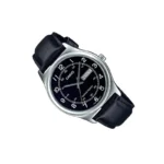 ساعة كاسيو MTP-V006L-1B2UDF الرجالية الكلاسيكية بسوار جلدي وعرض اليوم والتاريخ – Casio MTP-V006L-1B2UDF Men Leather Day-Date Watch
