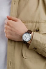 ساعة كاسيو MTP-V006L-7CUDF الرجالية الكلاسيكية بسوار جلدي وعرض اليوم والتاريخ – Casio MTP-V006L-7CUDF Men Leather Day-Date Watch