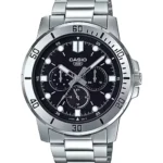 ساعة كاسيو MTP-VD300D-1EUDF الرجالية الكلاسيكية متعددة العدادات ستانلس ستيل – Casio MTP-VD300D-1EUDF Men Stainless Steel Multi-Dial Watch