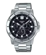 ساعة كاسيو MTP-VD300D-1EUDF الرجالية الكلاسيكية متعددة العدادات ستانلس ستيل – Casio MTP-VD300D-1EUDF Men Stainless Steel Multi-Dial Watch