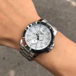 ساعة كاسيو MTP-VD300D-7EUDF الرجالية الكلاسيكية البيضاء متعددة العدادات ستانلس ستيل – Casio MTP-VD300D-7EUDF Men White Dial Stainless Steel Multi-Dial Watch