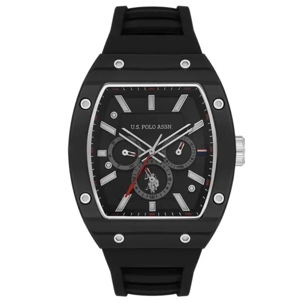 ساعة يو إس بولو أسن USPA1127-01 رجالية باللون الأسود – US Polo Assn. USPA1127-01 Men’s Black Analog Watch