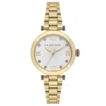 ساعة يو إس بولو أسن USPA2121-01 نسائية كلاسيكية ذهبية ستانلس ستيل – US Polo Assn. USPA2121-01 Women’s Gold Classic Watch